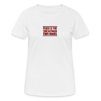 Stempel - Frauen T-Shirt atmungsaktiv - Weiß - Vorne - AI Model Female 172 dark (172cm)