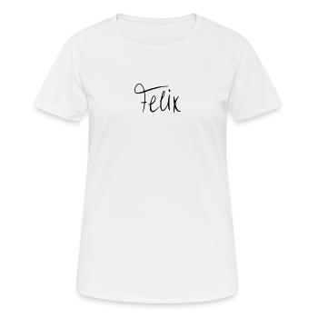 Felix - Women's Breathable T-Shirt - white - Front - AI Model Female 172 dark (172cm)