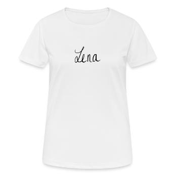 Lena - T-shirt respirant Femme - blanc - Devant - AI Model Female 172 dark (172cm)
