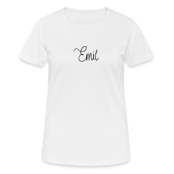Emil - T-shirt respirant Femme - blanc - Devant - AI Model Female 172 dark (172cm)