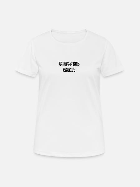 Was gibt's Neues? - Frauen T-Shirt atmungsaktiv - Weiß