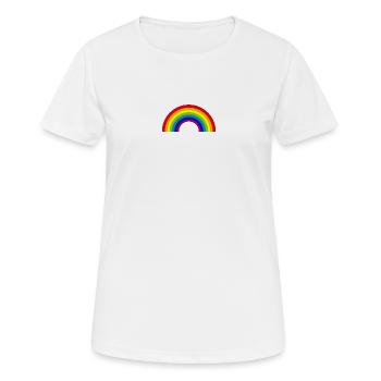 rainbow rainbow - Women's Breathable T-Shirt - white - Front - AI Model Female 172 dark (172cm)