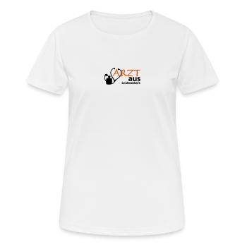 Arzt aus Leidenschaft Geschenk - Frauen T-Shirt atmungsaktiv - Weiß - Vorne - AI Model Female 172 dark (172cm)