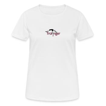 Trollinger - Frauen T-Shirt atmungsaktiv - Weiß - Vorne - AI Model Female 172 dark (172cm)