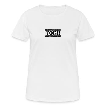 Togo - T-shirt respirant Femme - blanc - Devant - AI Model Female 172 dark (172cm)