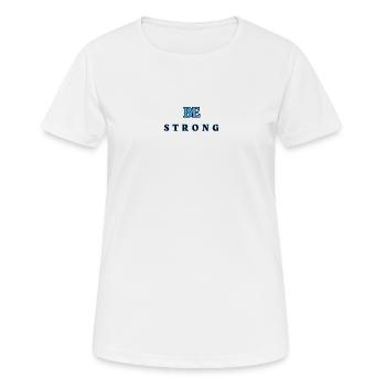 Be STRONG 6 - T-shirt respirant Femme - blanc - Devant - AI Model Female 172 dark (172cm)