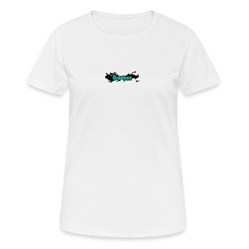 Elite gamer new - Frauen T-Shirt atmungsaktiv - Weiß - Vorne - AI Model Female 172 dark (172cm)