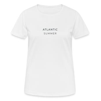Atlantic Summer - Women's Breathable T-Shirt - white - Front - AI Model Female 172 dark (172cm)