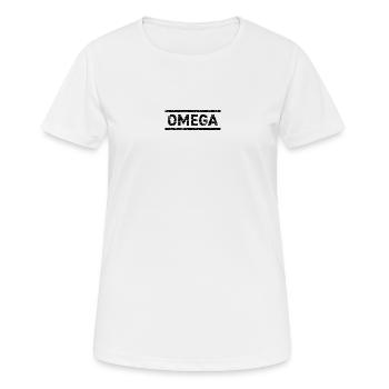 Oméga - T-shirt respirant Femme - blanc - Devant - AI Model Female 172 dark (172cm)