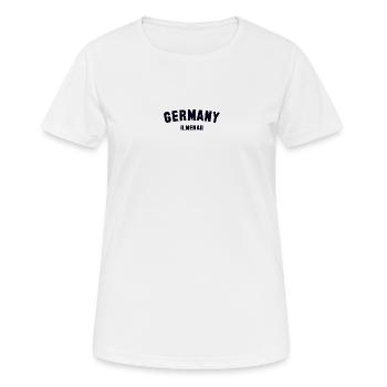 ILMENAU Germany - Women's Breathable T-Shirt - white - Front - AI Model Female 172 dark (172cm)