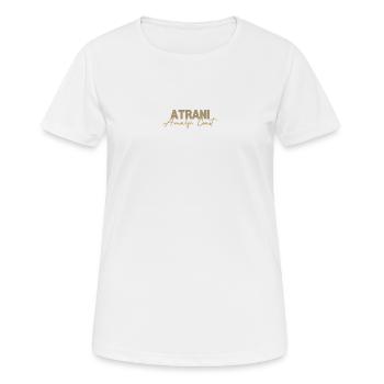 Atrani Amalfiküste Bühnenbild - Frauen T-Shirt atmungsaktiv - Weiß - Vorne - AI Model Female 172 dark (172cm)