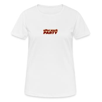 SOIRÉE AFTER WORK - T-shirt respirant Femme - blanc - Devant - AI Model Female 172 dark (172cm)
