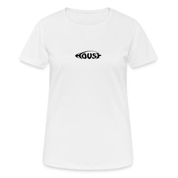 House - Women's Breathable T-Shirt - white - Front - AI Model Female 172 dark (172cm)