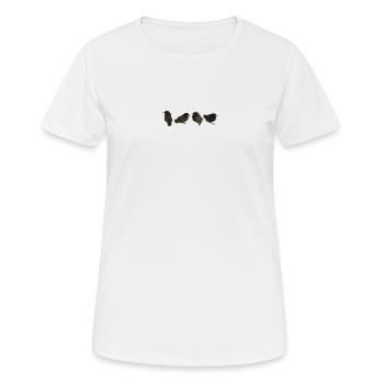 House redstart branches - Women's Breathable T-Shirt - white - Front - AI Model Female 172 dark (172cm)