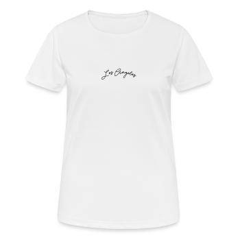 Los Angeles - Women's Breathable T-Shirt - white - Front - AI Model Female 172 dark (172cm)