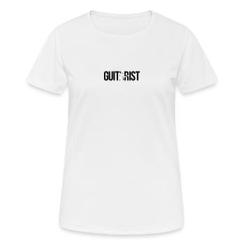guitarist - Women's Breathable T-Shirt - white - Front - AI Model Female 172 dark (172cm)