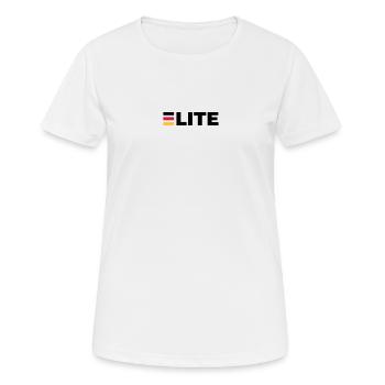 Deutschland Elite - Frauen T-Shirt atmungsaktiv - Weiß - Vorne - AI Model Female 172 dark (172cm)