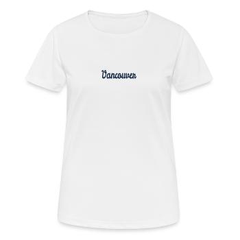 Vancouver - T-shirt respirant Femme - blanc - Devant - AI Model Female 172 dark (172cm)