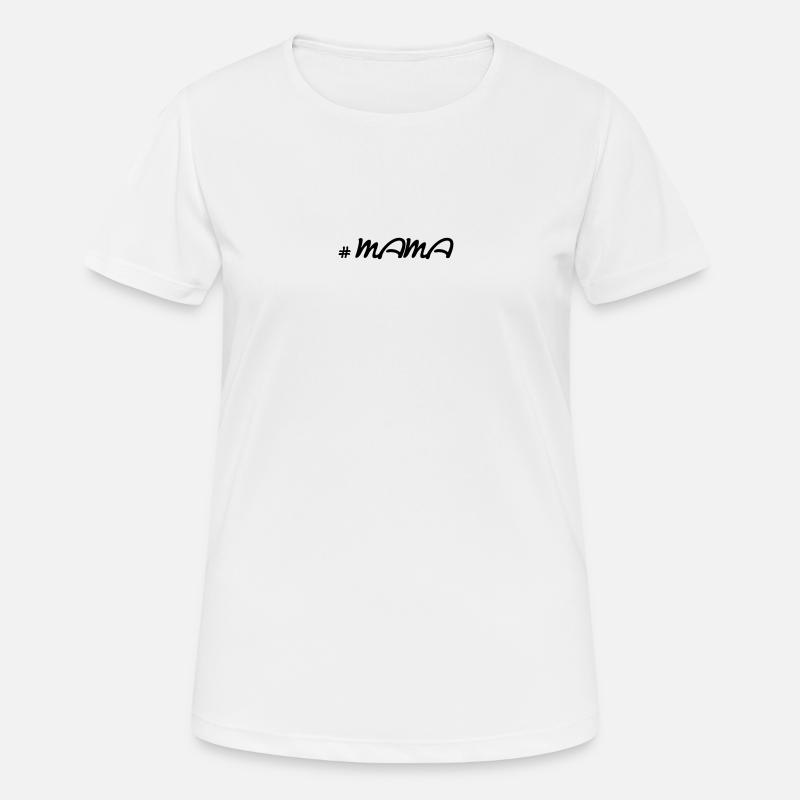 # MAMA design - Women's Breathable T-Shirt - white