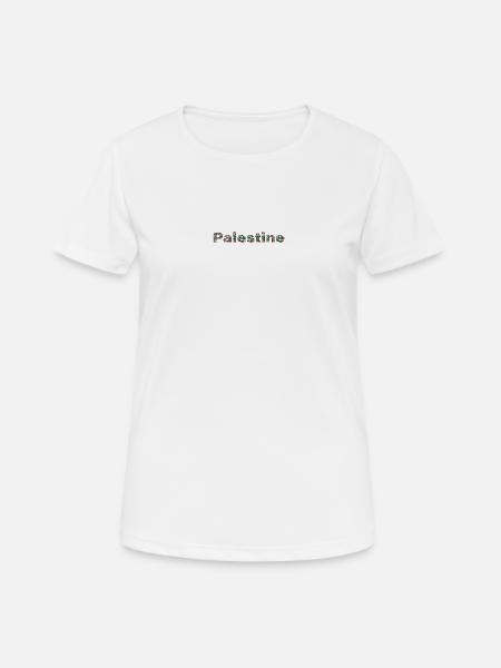 Palestine Colourful - Women's Breathable T-Shirt - white