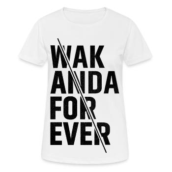 wak anda for ever - T-shirt respirant Femme - blanc - Devant - AI Model Female 172 dark (172cm)