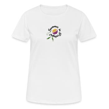 summer in portugal - Frauen T-Shirt atmungsaktiv - Weiß - Vorne - AI Model Female 172 dark (172cm)