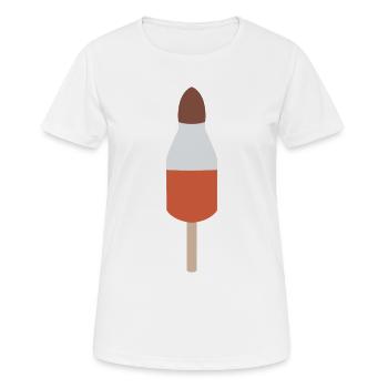 missiles Glace - T-shirt respirant Femme - blanc - Devant - AI Model Female 172 dark (172cm)