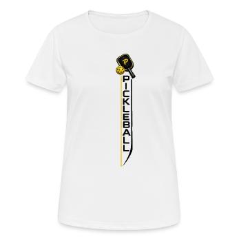 Pickleball - T-shirt respirant Femme - blanc - Devant - AI Model Female 172 dark (172cm)
