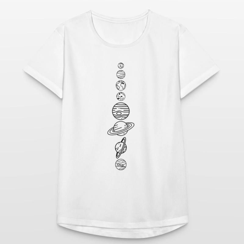 Solar System Planets – Solar System Space Women's Breathable T-Shirt