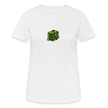 Landwirtschaft Wassertank Icon - Frauen T-Shirt atmungsaktiv - Weiß - Vorne - AI Model Female 172 dark (172cm)