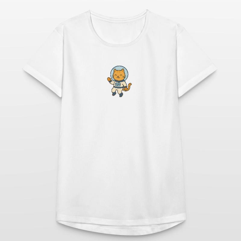 Astrokatze Frauen T-Shirt atmungsaktiv