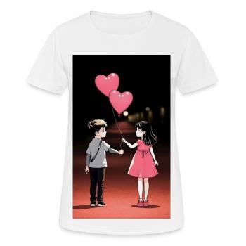 Hearts Delivery of Friendship - Frauen T-Shirt atmungsaktiv - Weiß - Vorne - AI Model Female 172 dark (172cm)