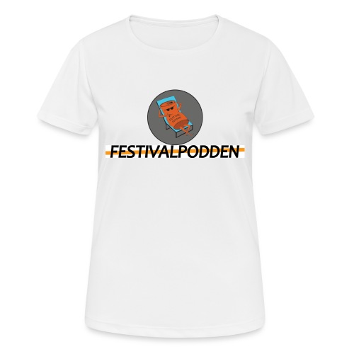 Festivalpodden - Loggorna - Andningsaktiv T-shirt dam
