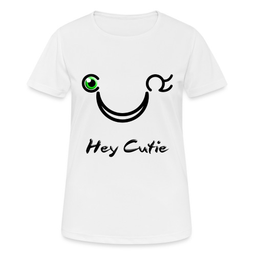 Hey Cutie Green Eye Wink - Women's Breathable T-Shirt