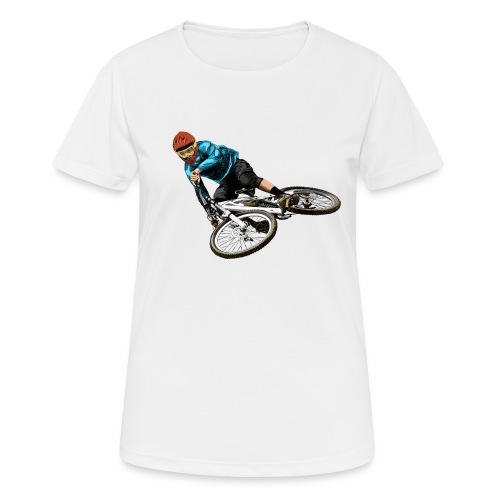 Mountainbiker - Frauen T-Shirt atmungsaktiv