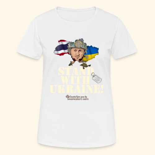 Ukraine Thailand - Frauen T-Shirt atmungsaktiv