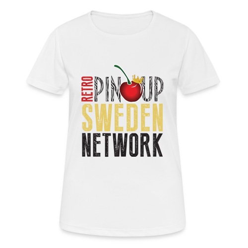 Tanktop Retro Pinup Sweden Crew utsvängd - Andningsaktiv T-shirt dam