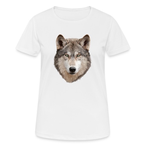 Wolf - Frauen T-Shirt atmungsaktiv
