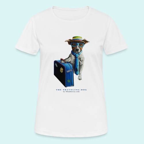 The Traveling Dog - Women's Breathable T-Shirt
