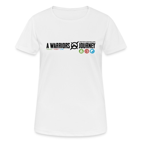 A Warriors Journey Logo - Frauen T-Shirt atmungsaktiv