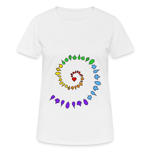 Spirale Arcobaleno - Maglietta da donna traspirante