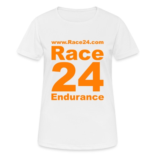 Race24 Logo in Orange - Women's Breathable T-Shirt