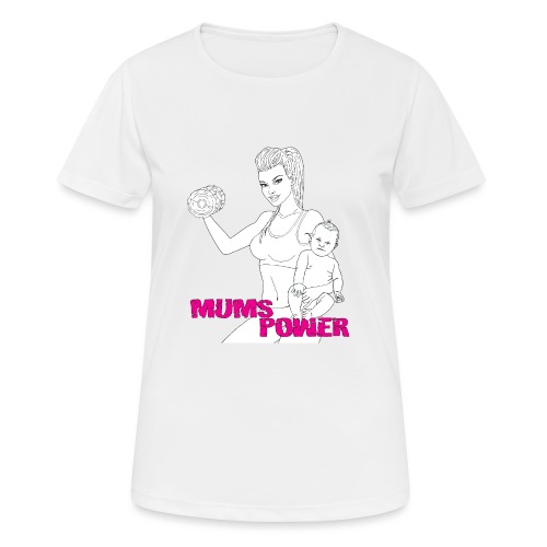 MUMS POWER - Camiseta mujer transpirable