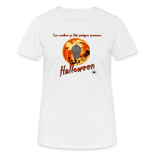 Halloween Cendre Urne - T-shirt respirant Femme