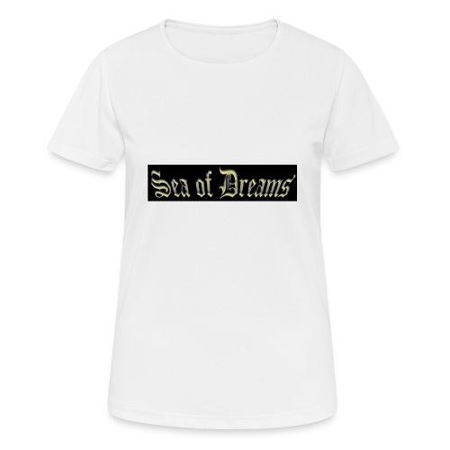 SEA OF DREAMS BLACK BACKGROUND - Pustende T-skjorte for kvinner