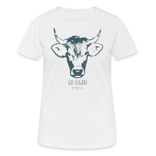 ARON go vegan petrol-grau - Frauen T-Shirt atmungsaktiv