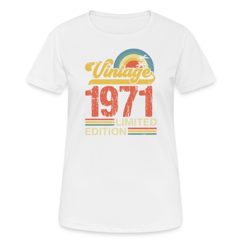 Wijnjaar 1971 - Vrouwen T-shirt ademend actief