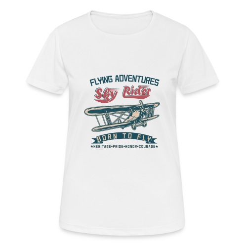 Flying Adventures - Born to Fly - Women's Breathable T-Shirt