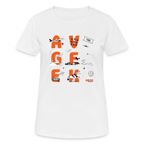 Avgeek - Frauen T-Shirt atmungsaktiv
