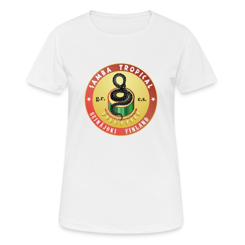Samba Tropical logo - naisten tekninen t-paita